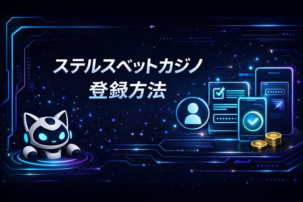 ステルスベットカジノ 登録方法