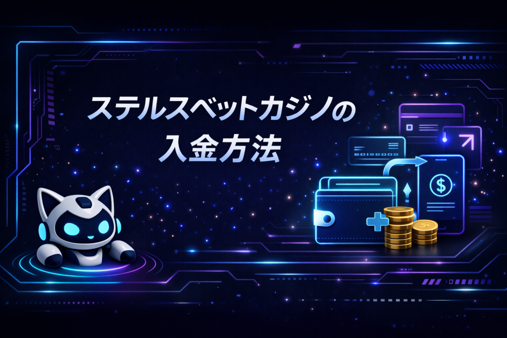 ステルスベットカジノの入金方法